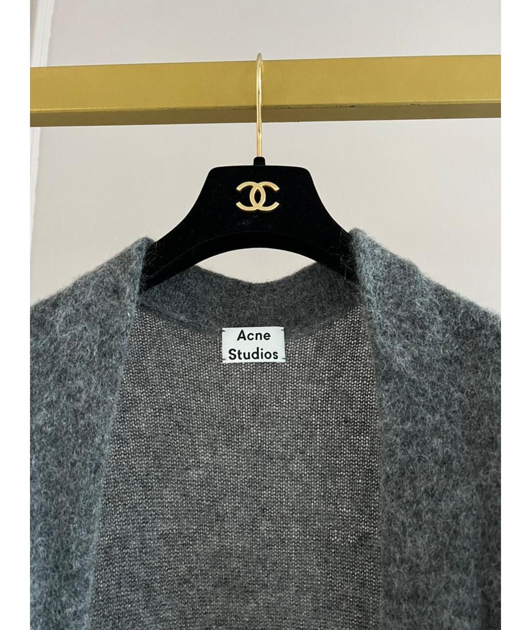 ACNE STUDIOS Антрацитовый кардиган, фото 3