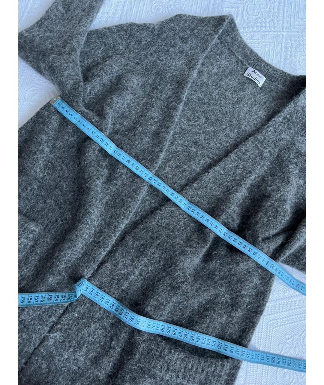ACNE STUDIOS Антрацитовый кардиган, фото 8