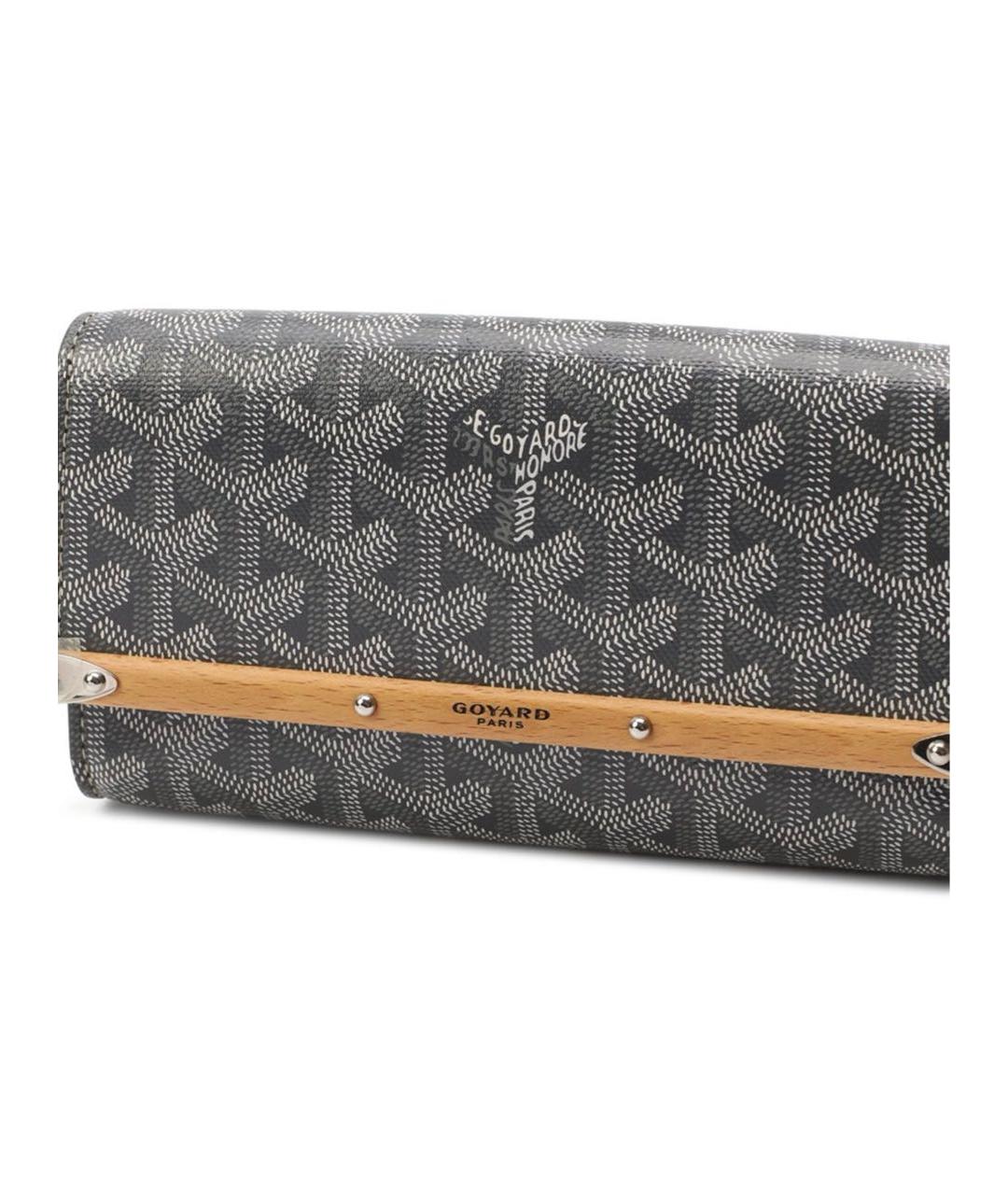 GOYARD Серая барсетка, фото 4