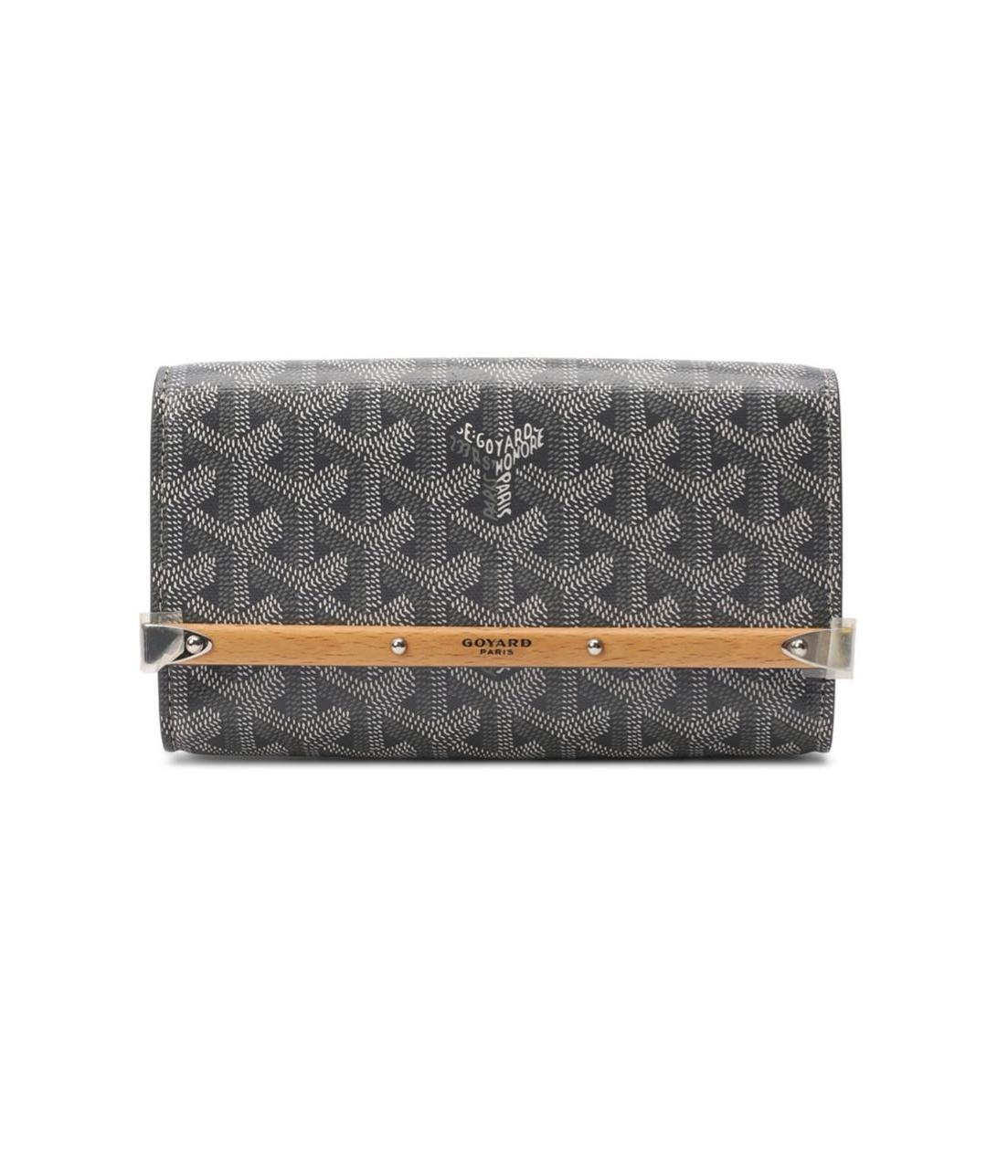 GOYARD Серая барсетка, фото 5