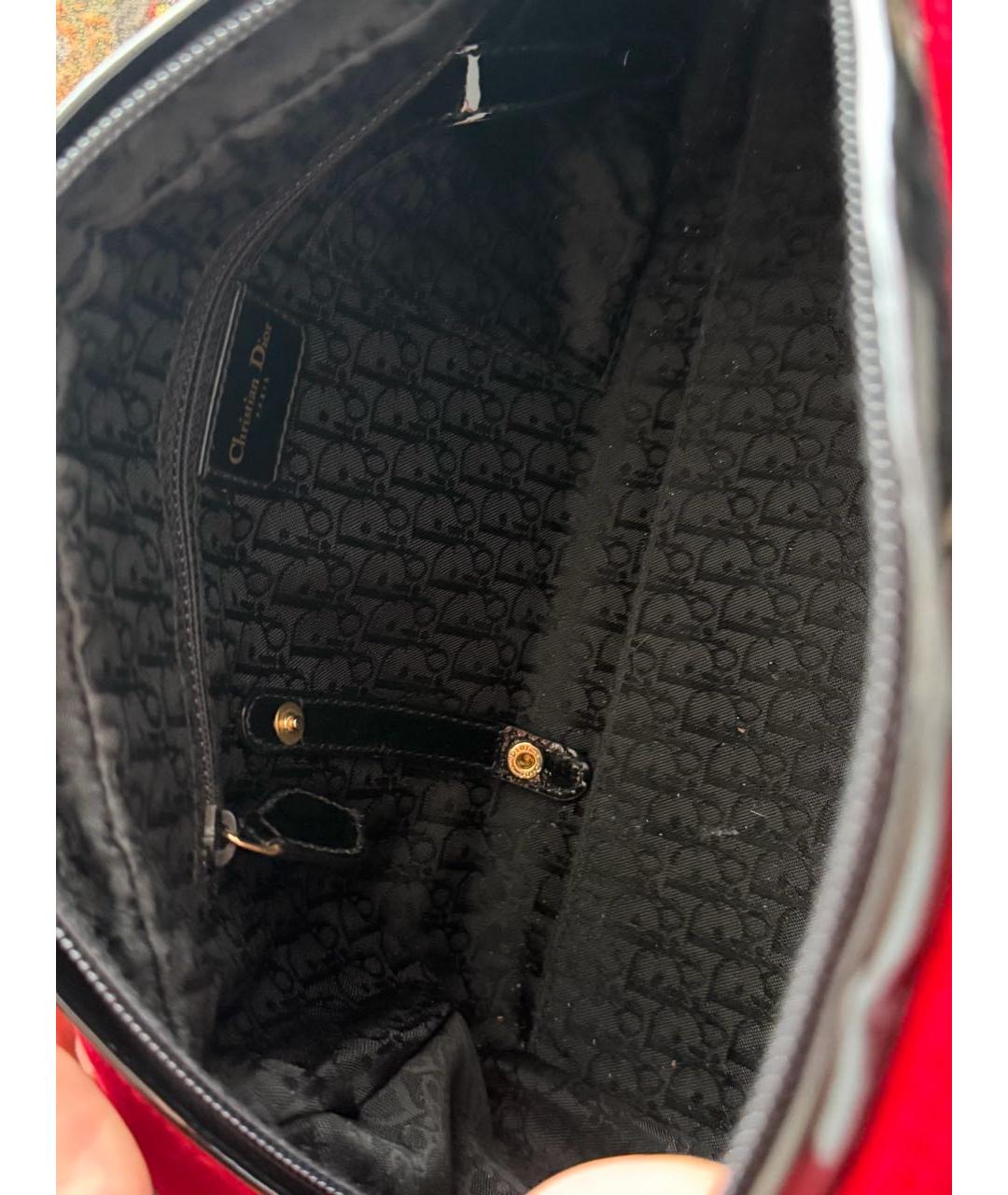 CHRISTIAN DIOR Мульти меховая сумка с короткими ручками, фото 8