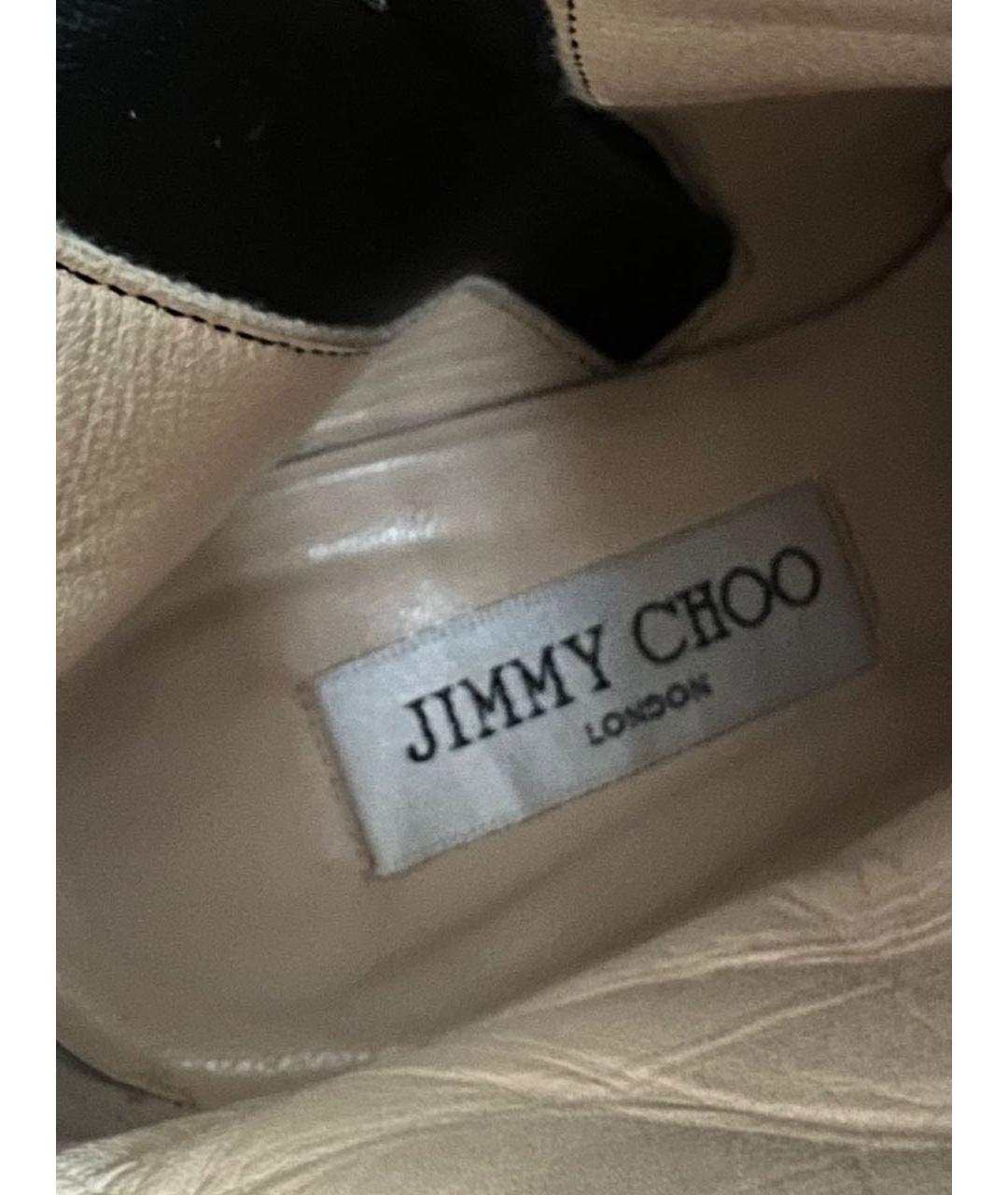 JIMMY CHOO Черные ботильоны из лакированной кожи, фото 8