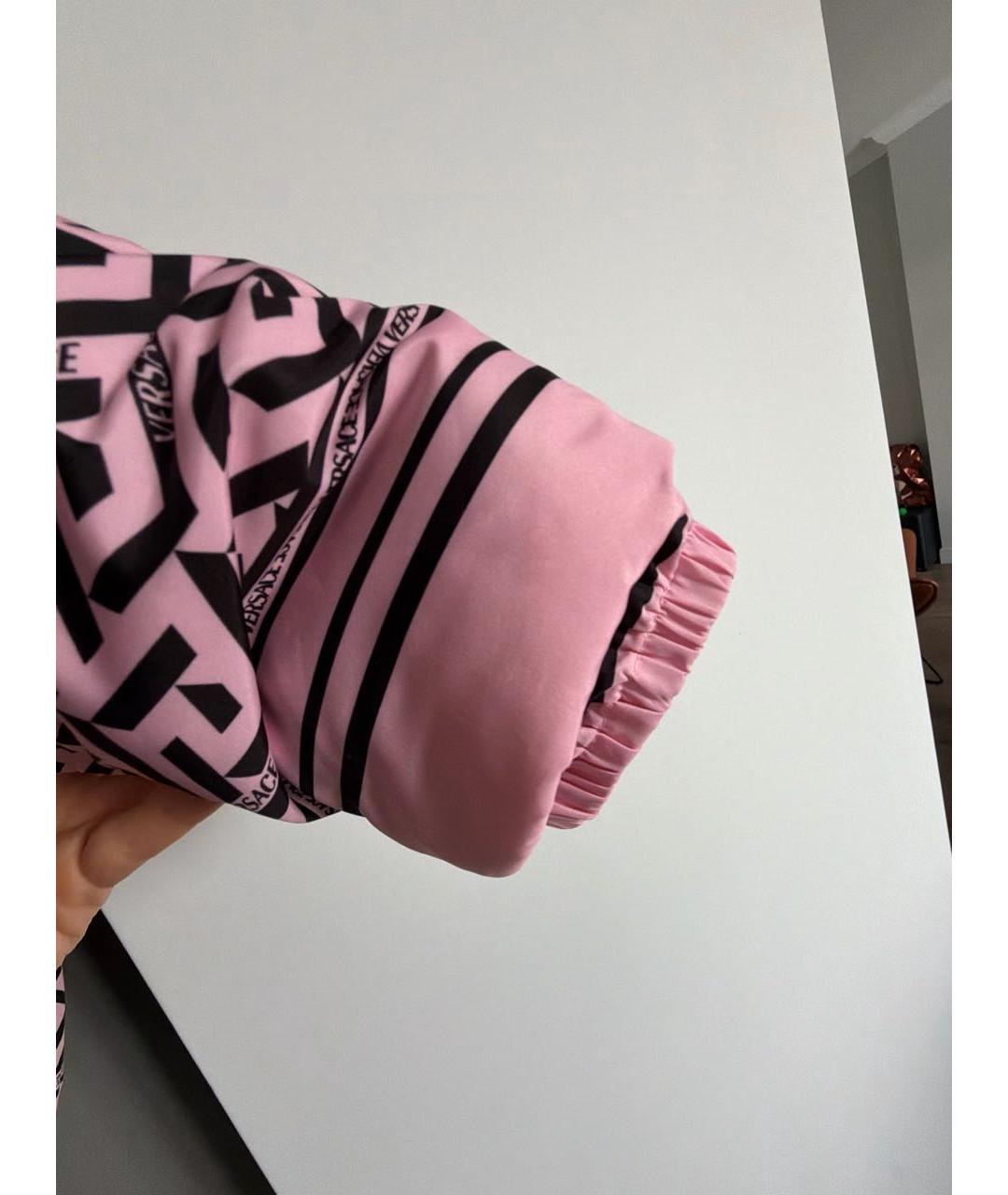 VERSACE Розовый пуховик, фото 8