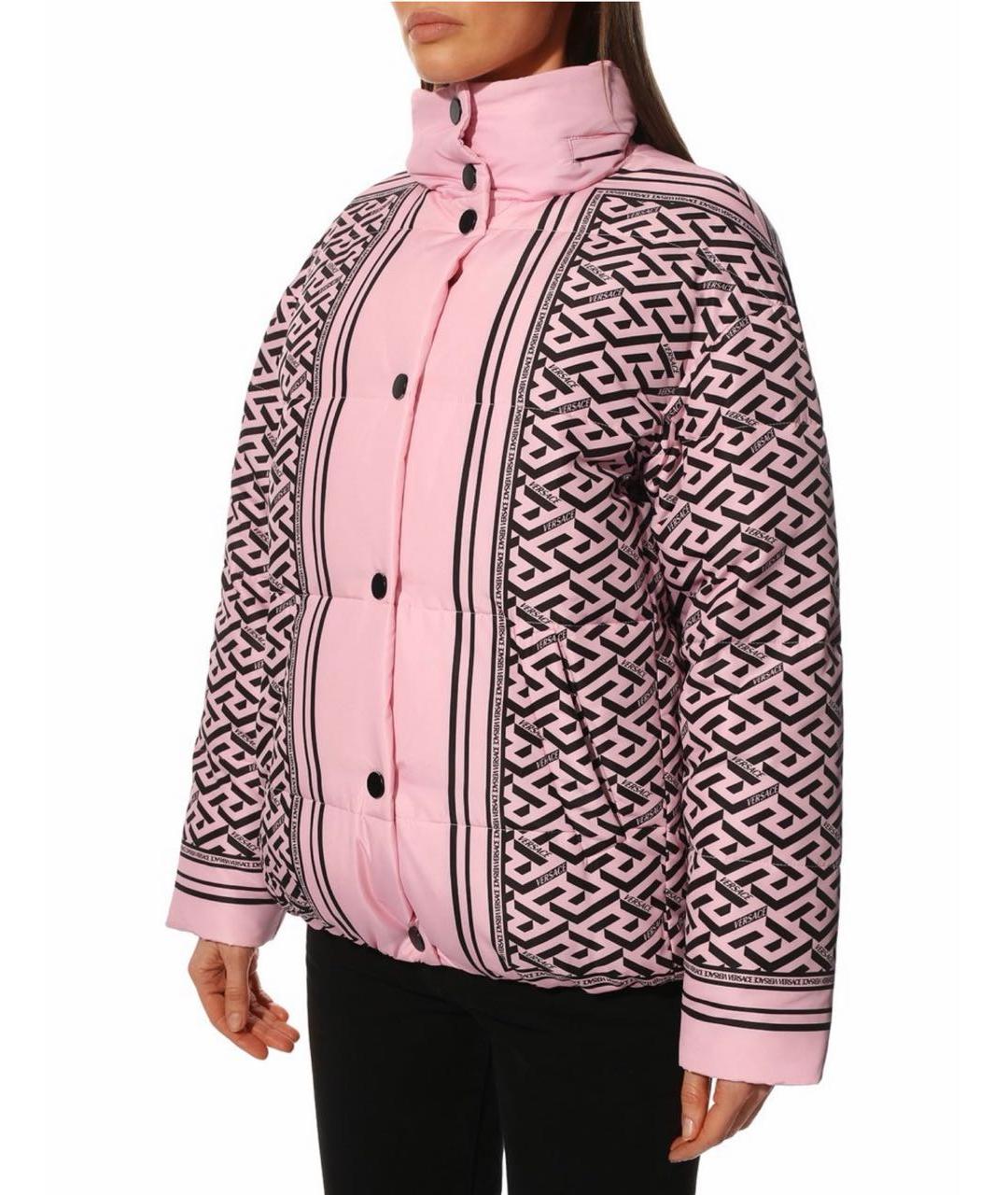 VERSACE Розовый пуховик, фото 3