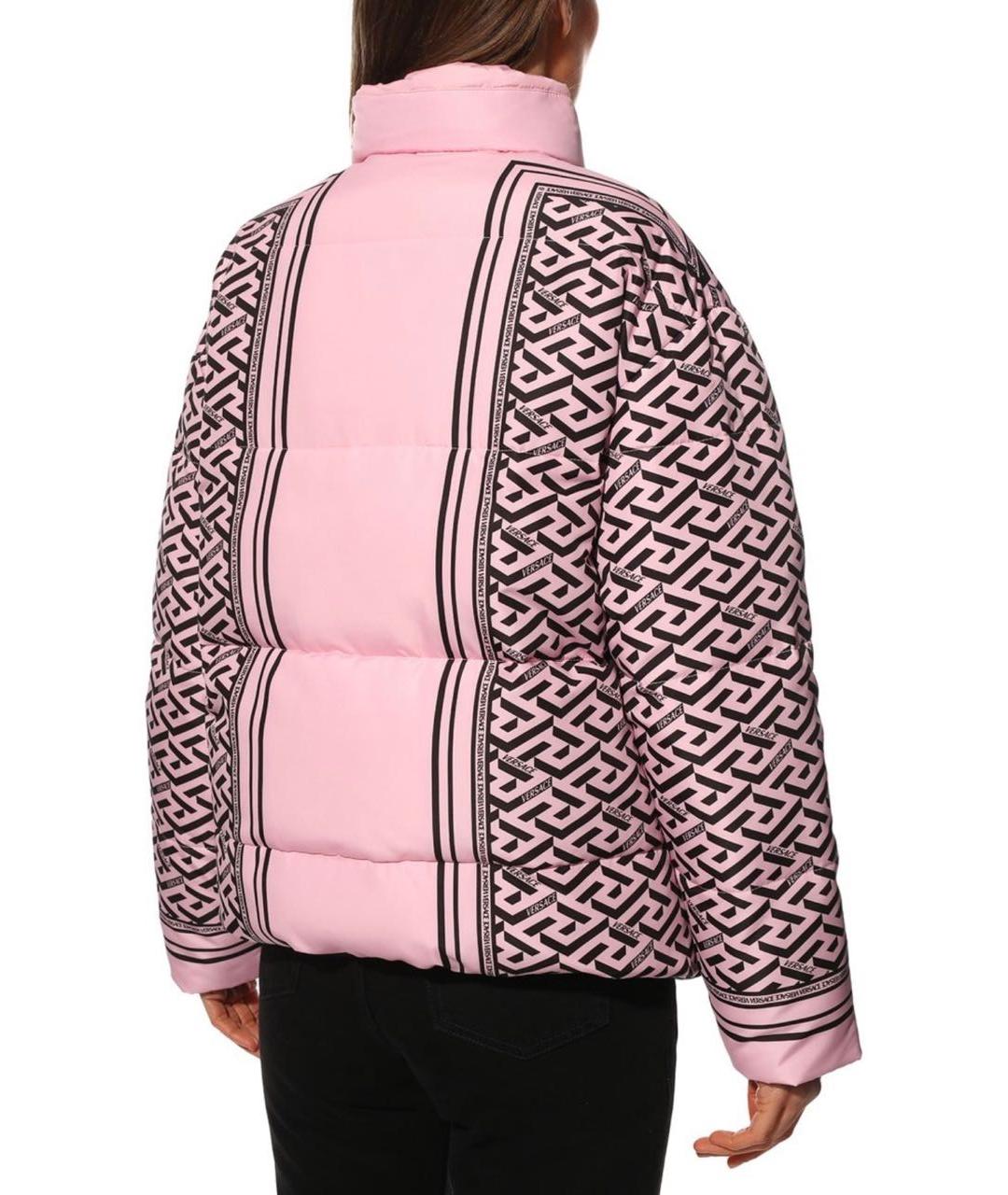VERSACE Розовый пуховик, фото 4