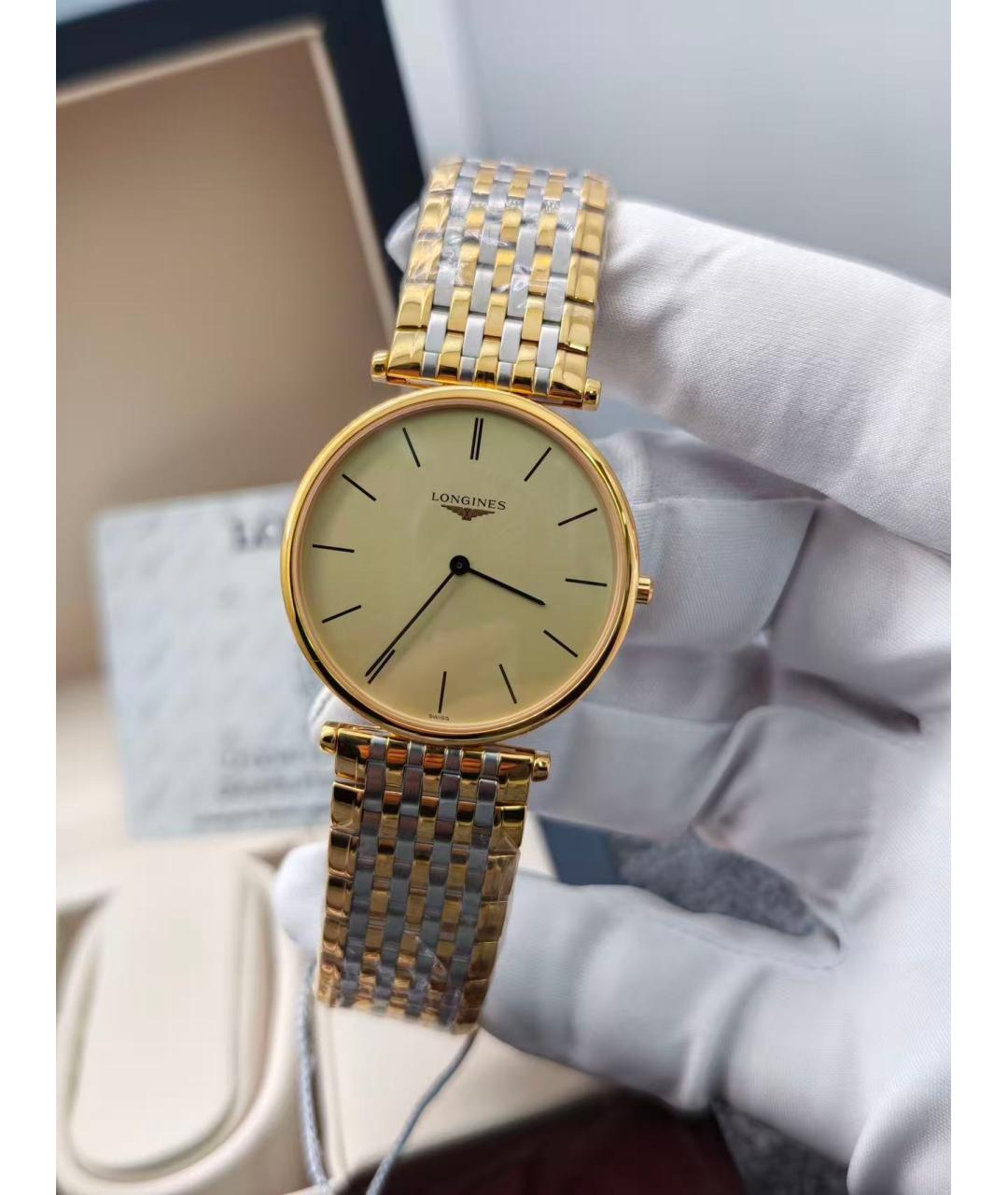 LONGINES Золотые часы, фото 4