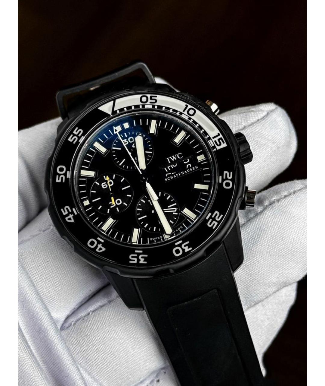 IWC Черные часы, фото 2