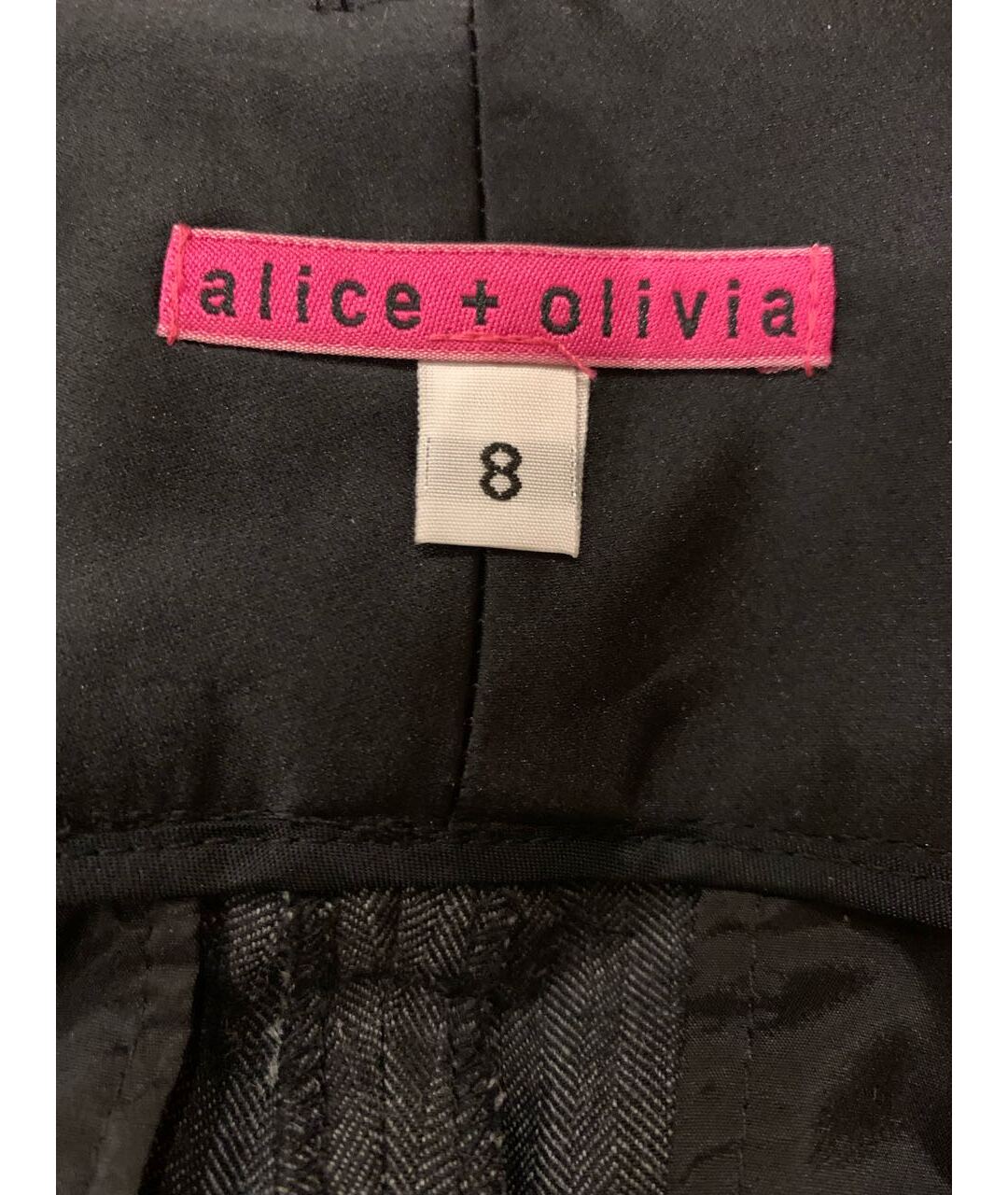 ALICE+OLIVIA Серые прямые брюки, фото 3