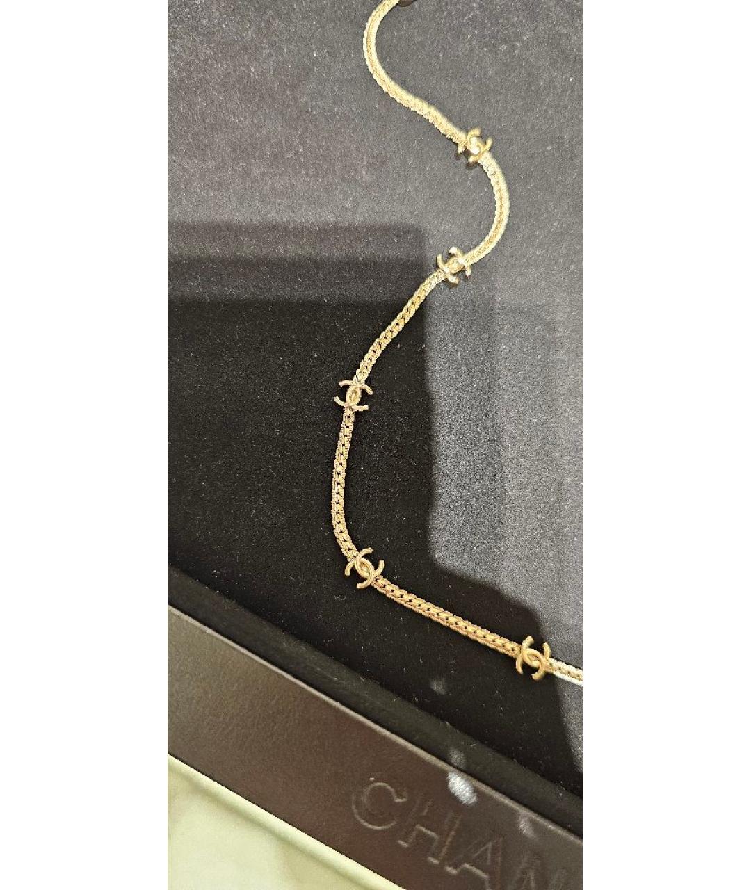 CHANEL Золотое колье, фото 3