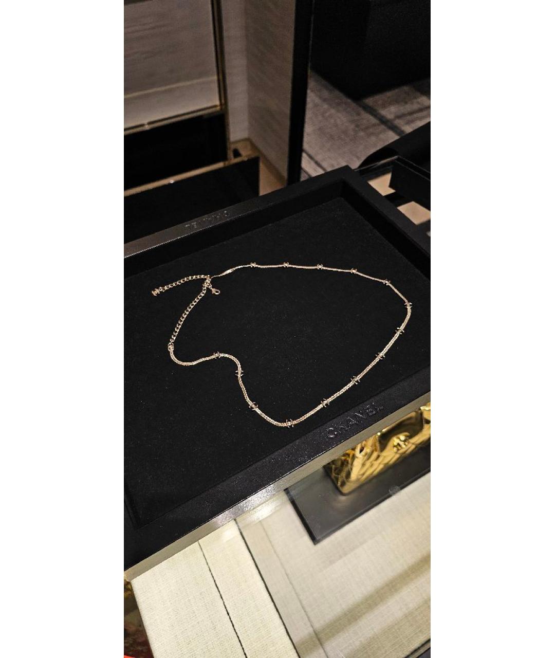 CHANEL Золотое колье, фото 2