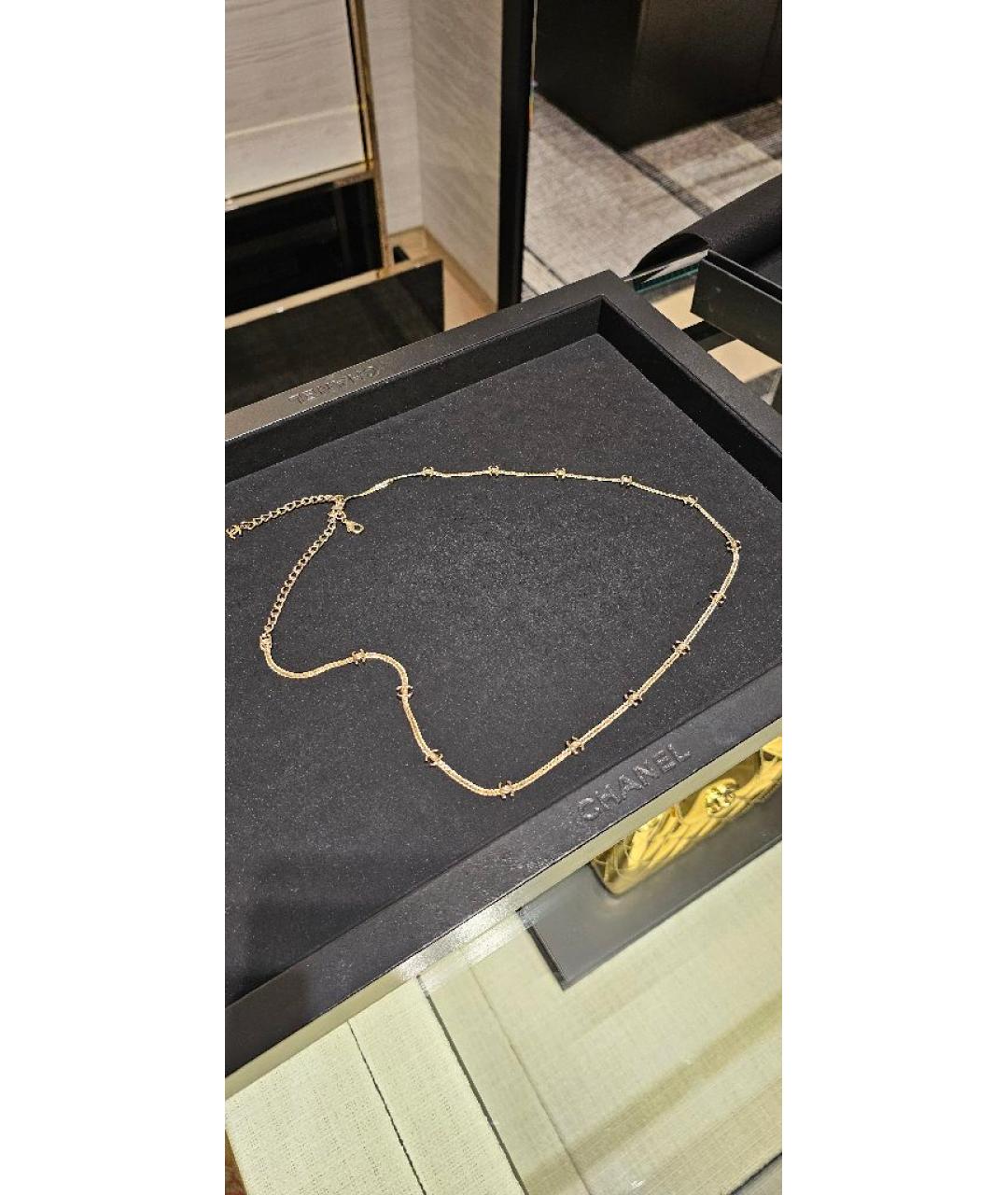 CHANEL Золотое колье, фото 6