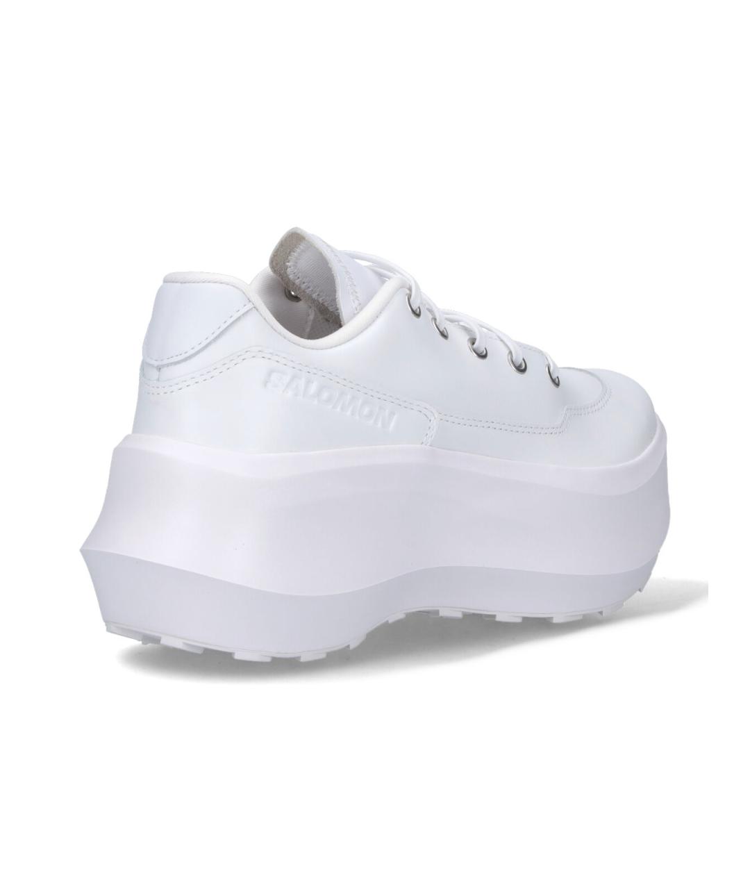 COMME DES GARÇONS Белые кожаные кроссовки, фото 4