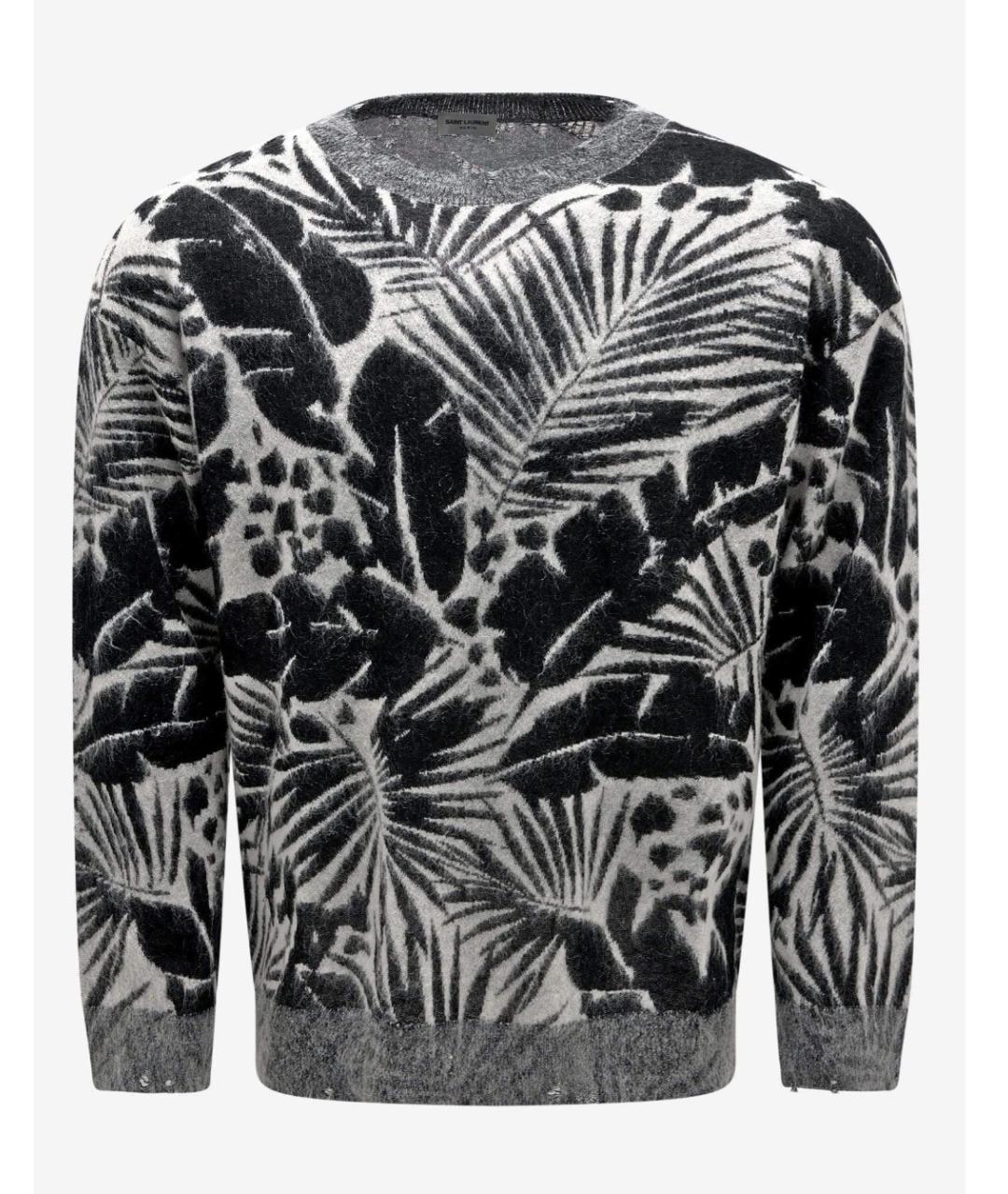 SAINT LAURENT Серый джемпер / свитер, фото 5