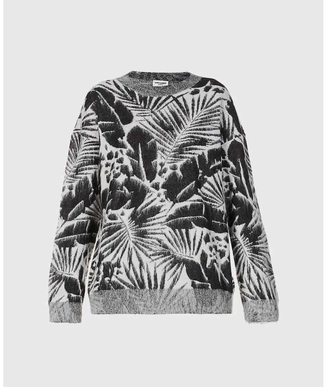 SAINT LAURENT Серый джемпер / свитер, фото 4