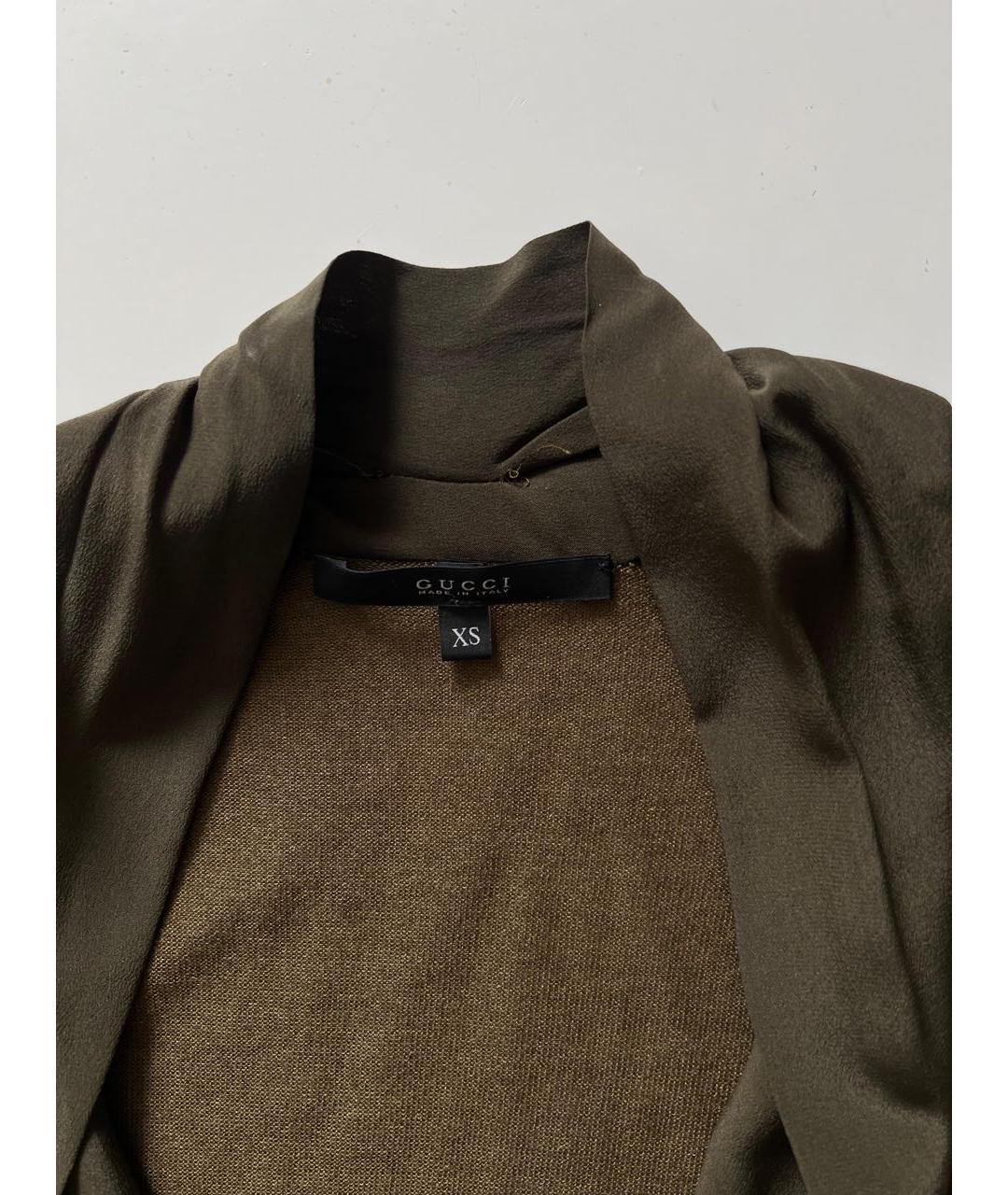 GUCCI Хаки джемпер / свитер, фото 3