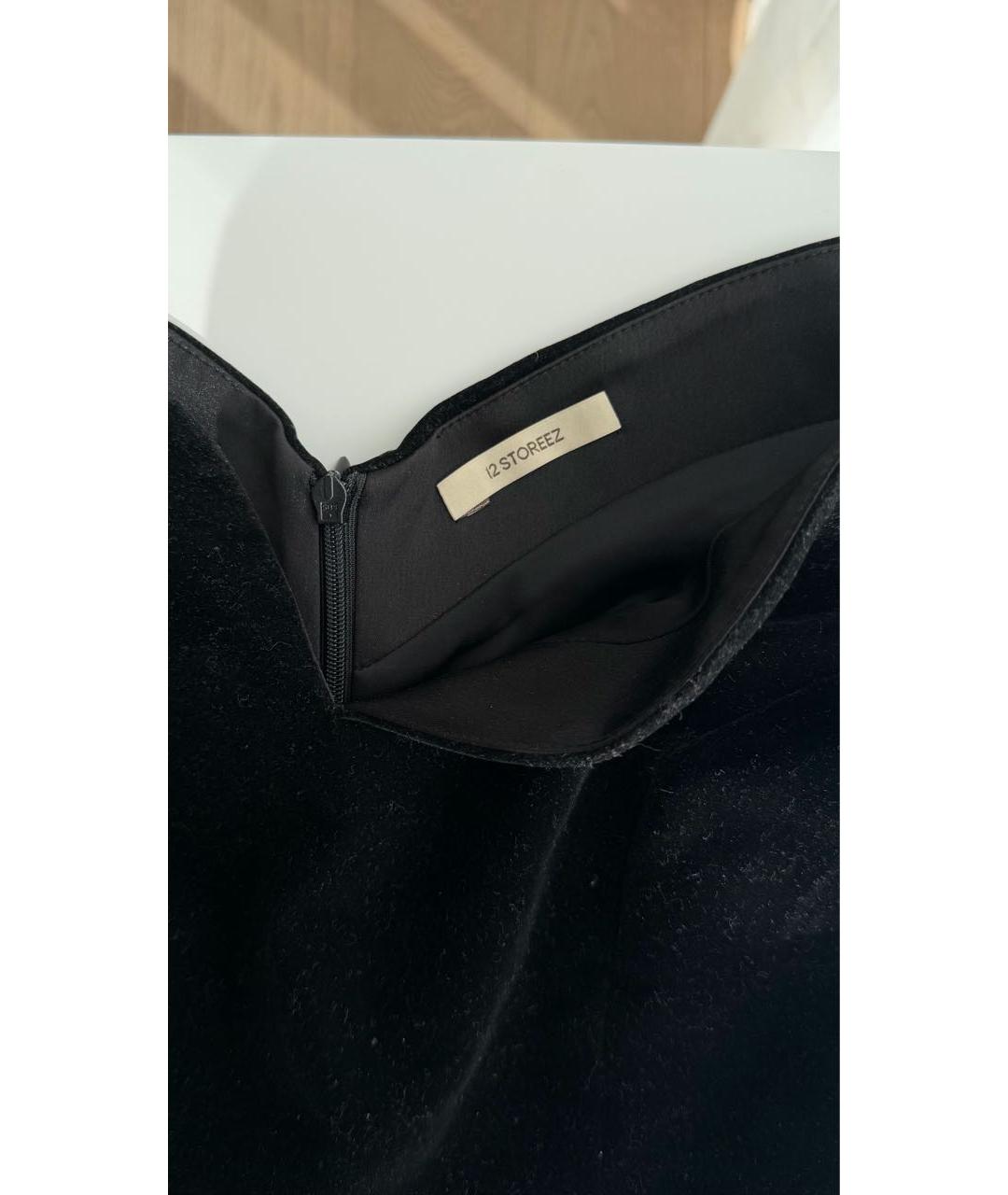 12 STOREEZ Черный бархатный корсет, фото 3