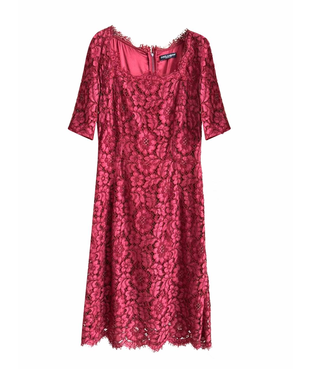 DOLCE&GABBANA Красное повседневное платье, фото 1