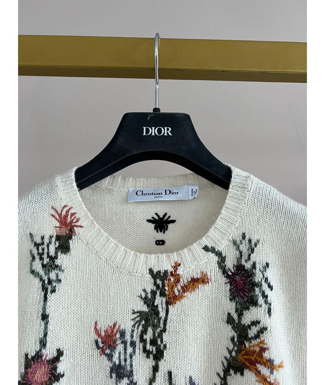 CHRISTIAN DIOR Бежевый джемпер / свитер, фото 2