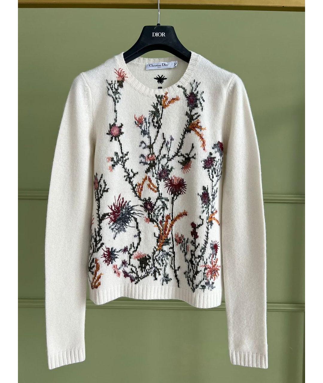CHRISTIAN DIOR Бежевый джемпер / свитер, фото 9