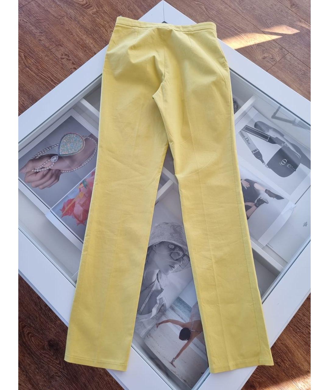 HERMES Желтые бриджи, фото 2