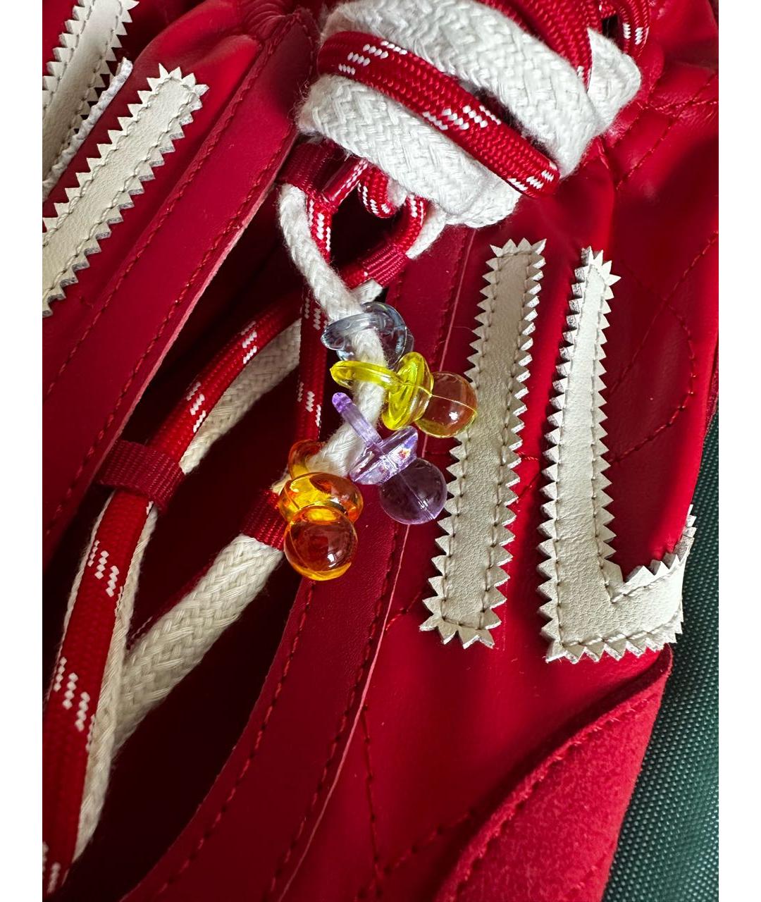 PURAAI Красные кеды из искусственной кожи, фото 5