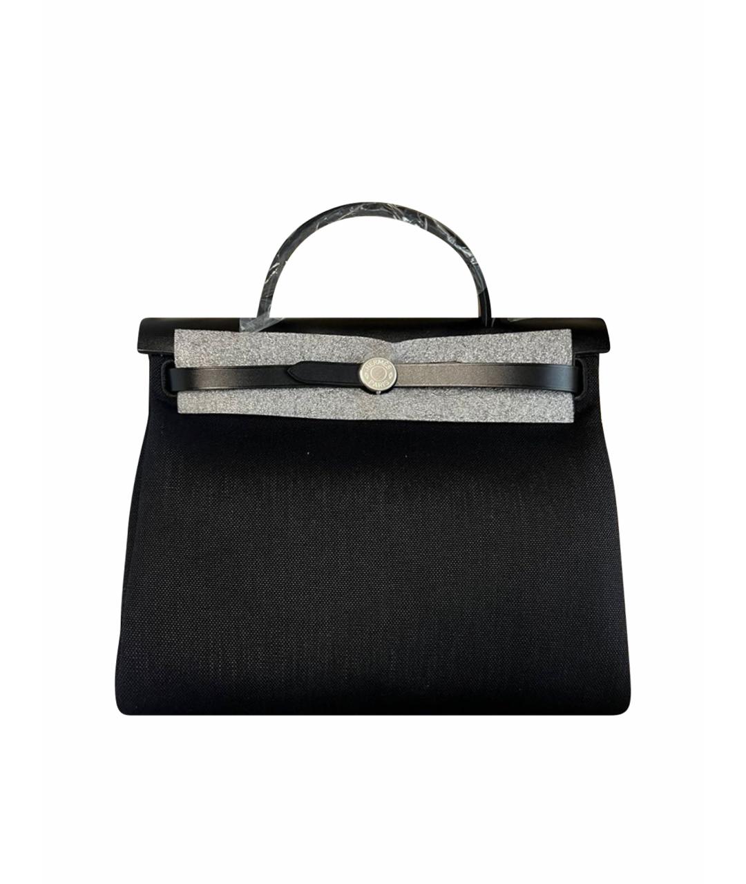 HERMES Черная тканевая сумка через плечо, фото 1