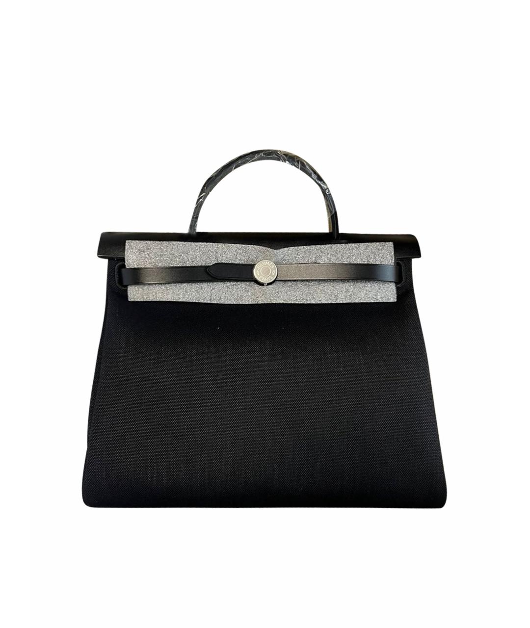 HERMES Черная тканевая сумка через плечо, фото 7