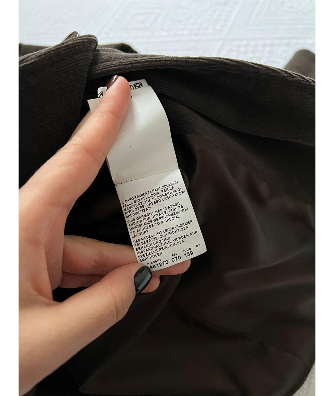 'S MAX MARA Коричневый жакет/пиджак, фото 7