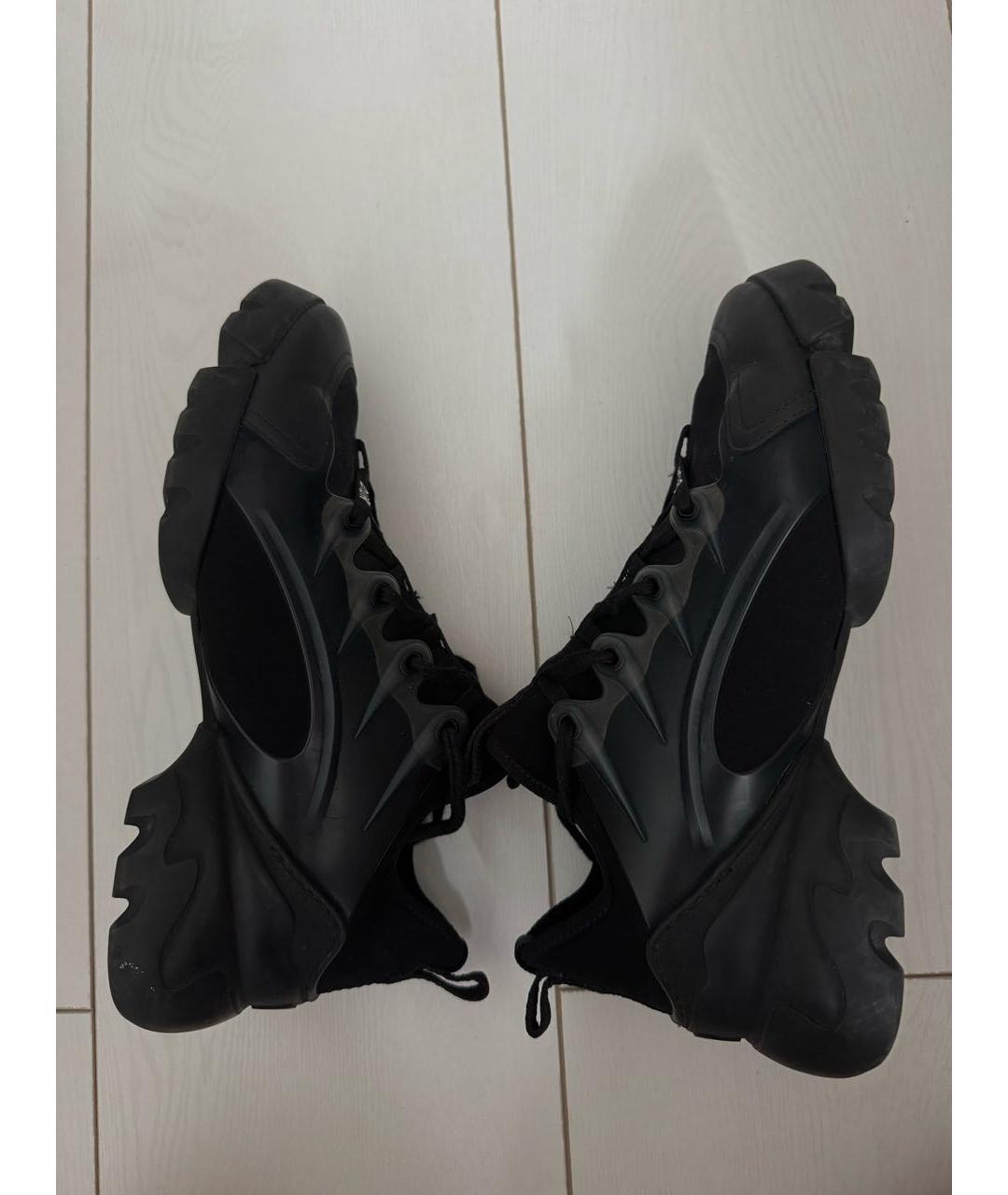 CHRISTIAN DIOR Черные неопреновые кроссовки, фото 5