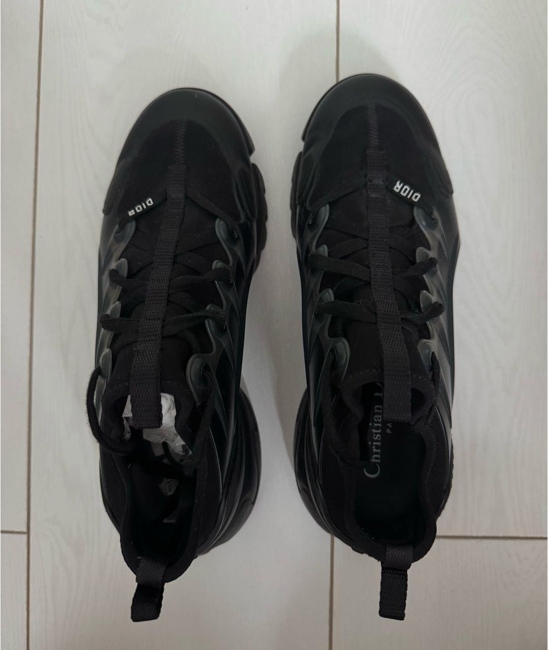 CHRISTIAN DIOR Черные неопреновые кроссовки, фото 6