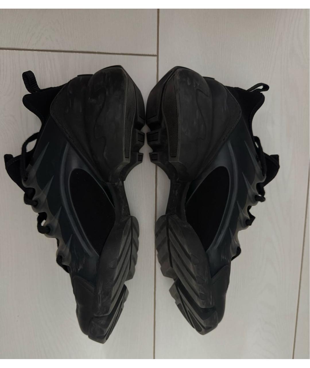 CHRISTIAN DIOR Черные неопреновые кроссовки, фото 4