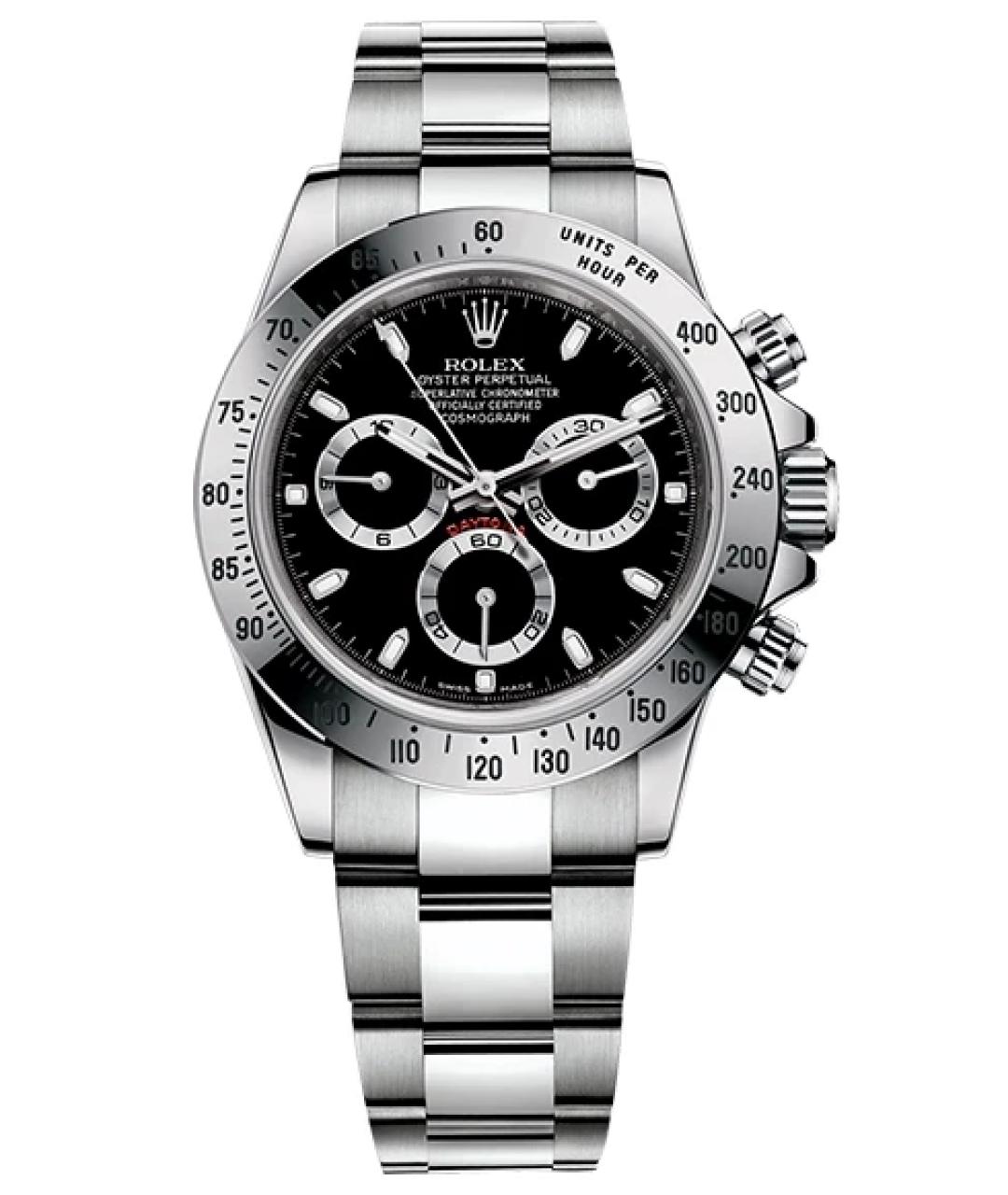 ROLEX Черные часы, фото 1
