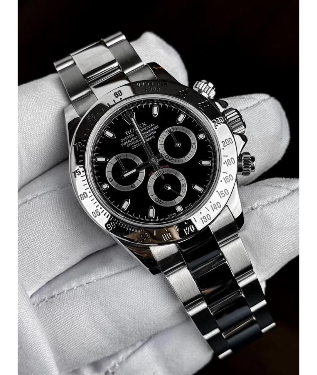 ROLEX Черные часы, фото 2
