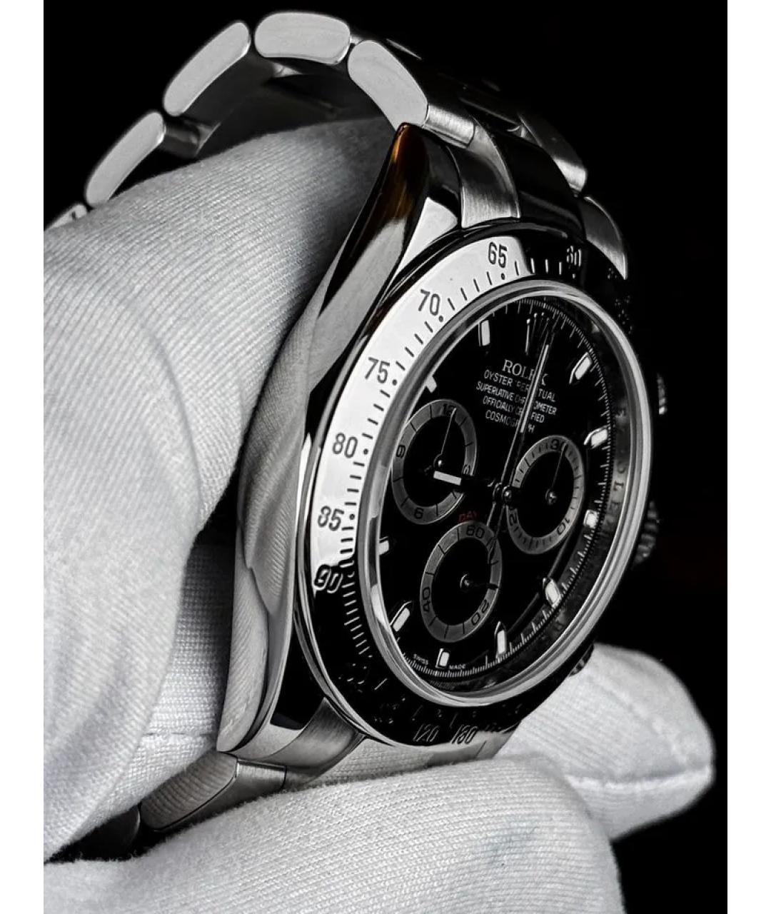 ROLEX Черные часы, фото 4