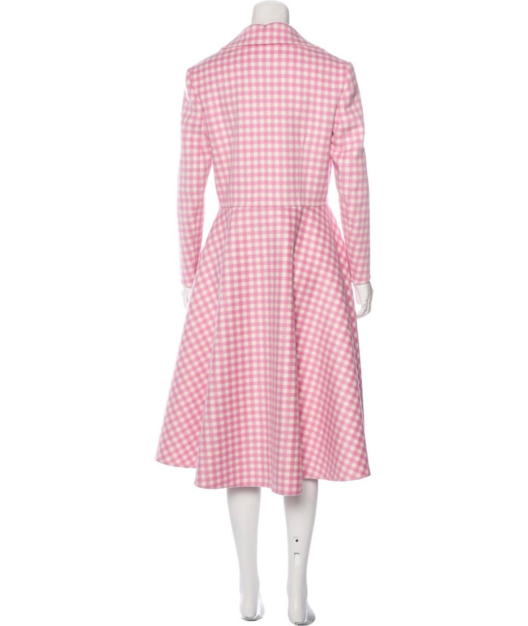 PRADA Розовое шерстяное пальто, фото 2