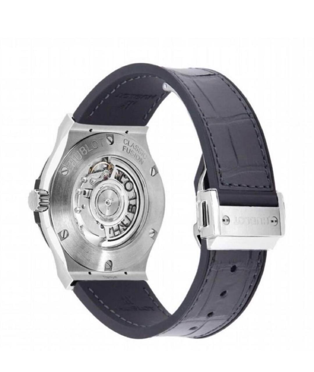 HUBLOT Серебряные платиновые часы, фото 2