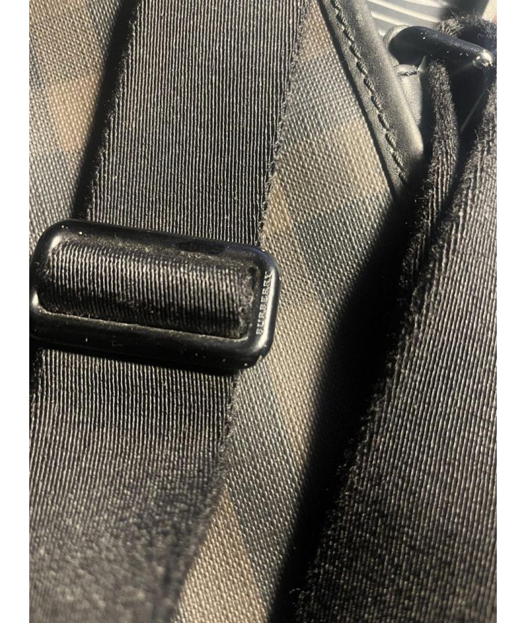 BURBERRY Антрацитовая барсетка, фото 4