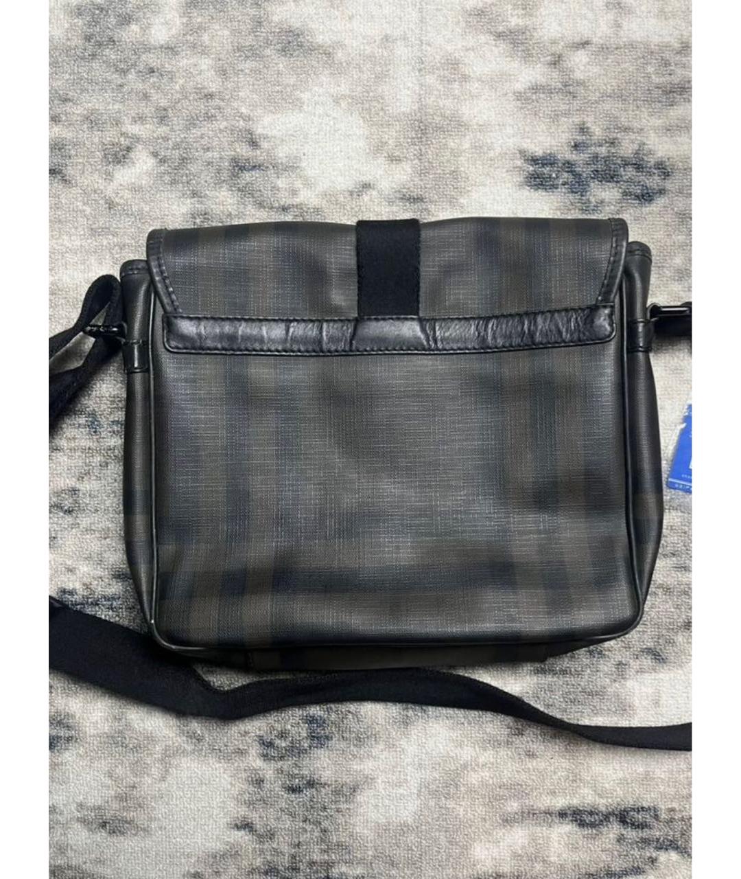 BURBERRY Антрацитовая барсетка, фото 2