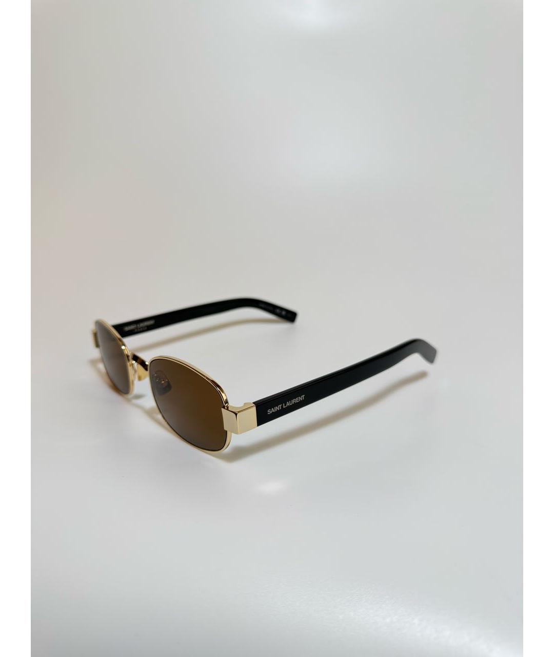 SAINT LAURENT Черные солнцезащитные очки, фото 2