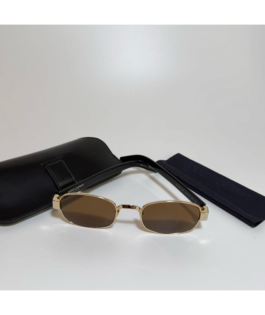 SAINT LAURENT Черные солнцезащитные очки, фото 4