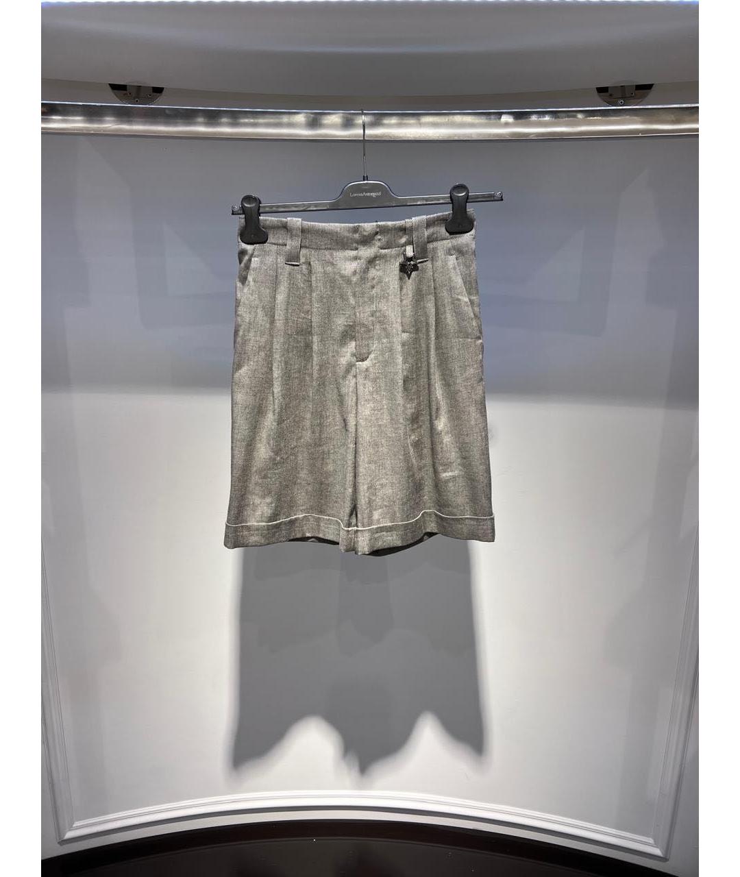 LORENA ANTONIAZZI Серые шорты, фото 2
