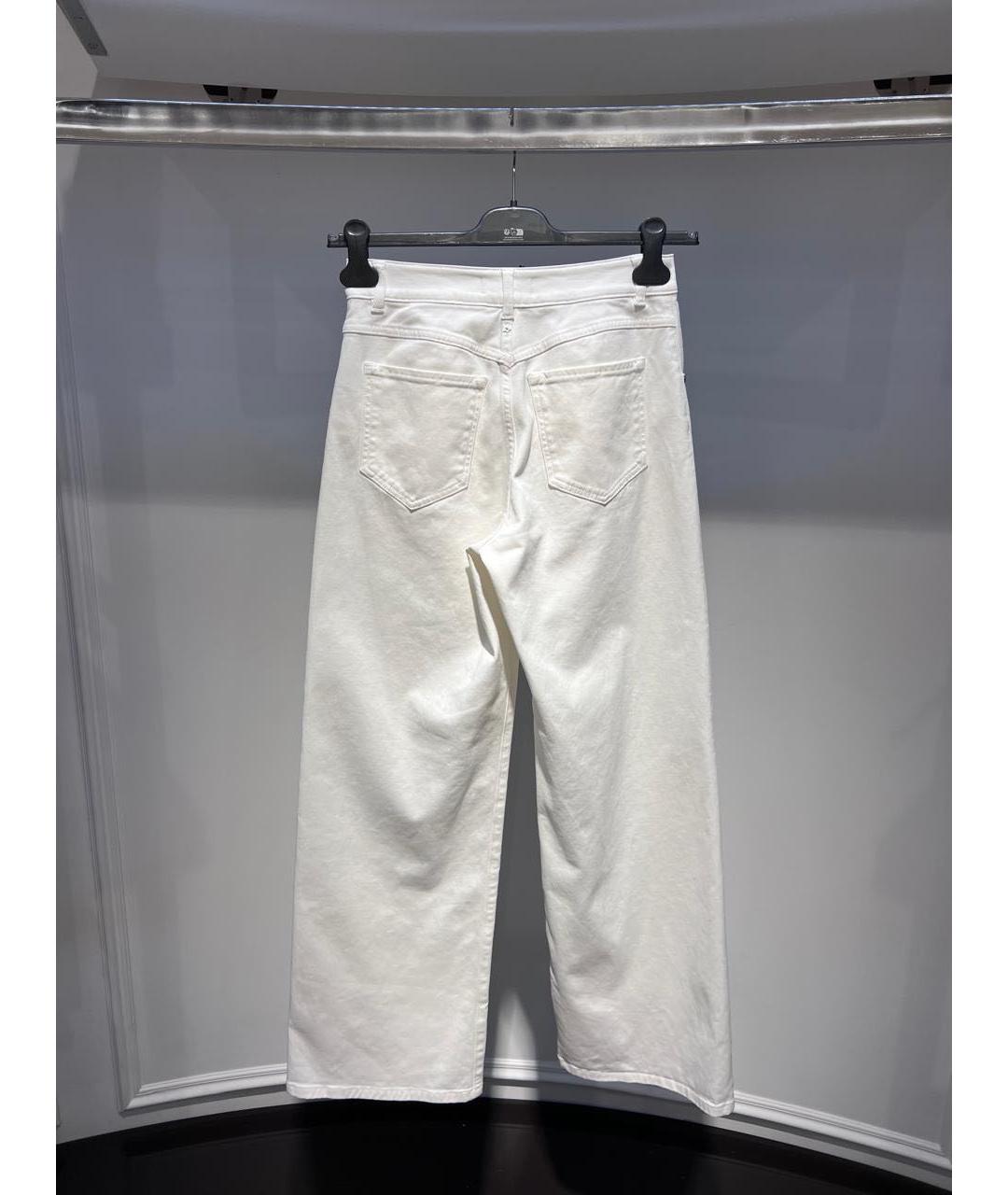 LORENA ANTONIAZZI Белые прямые джинсы, фото 3