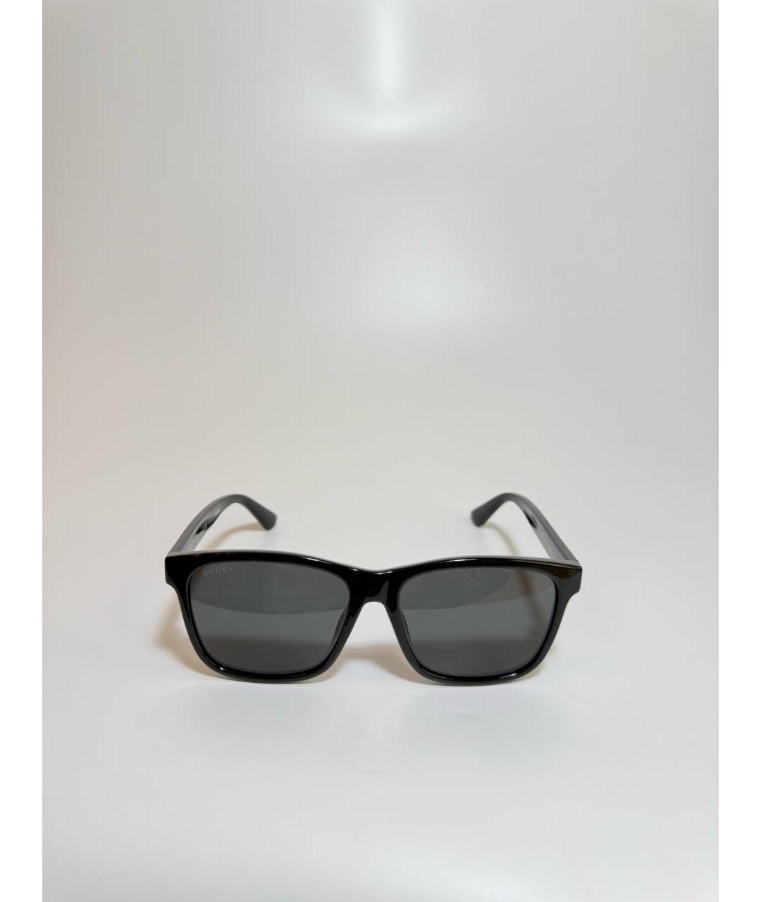 GUCCI Черные пластиковые солнцезащитные очки, фото 5