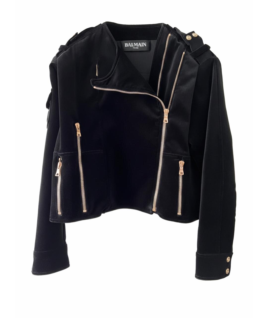 BALMAIN Черная куртка, фото 1