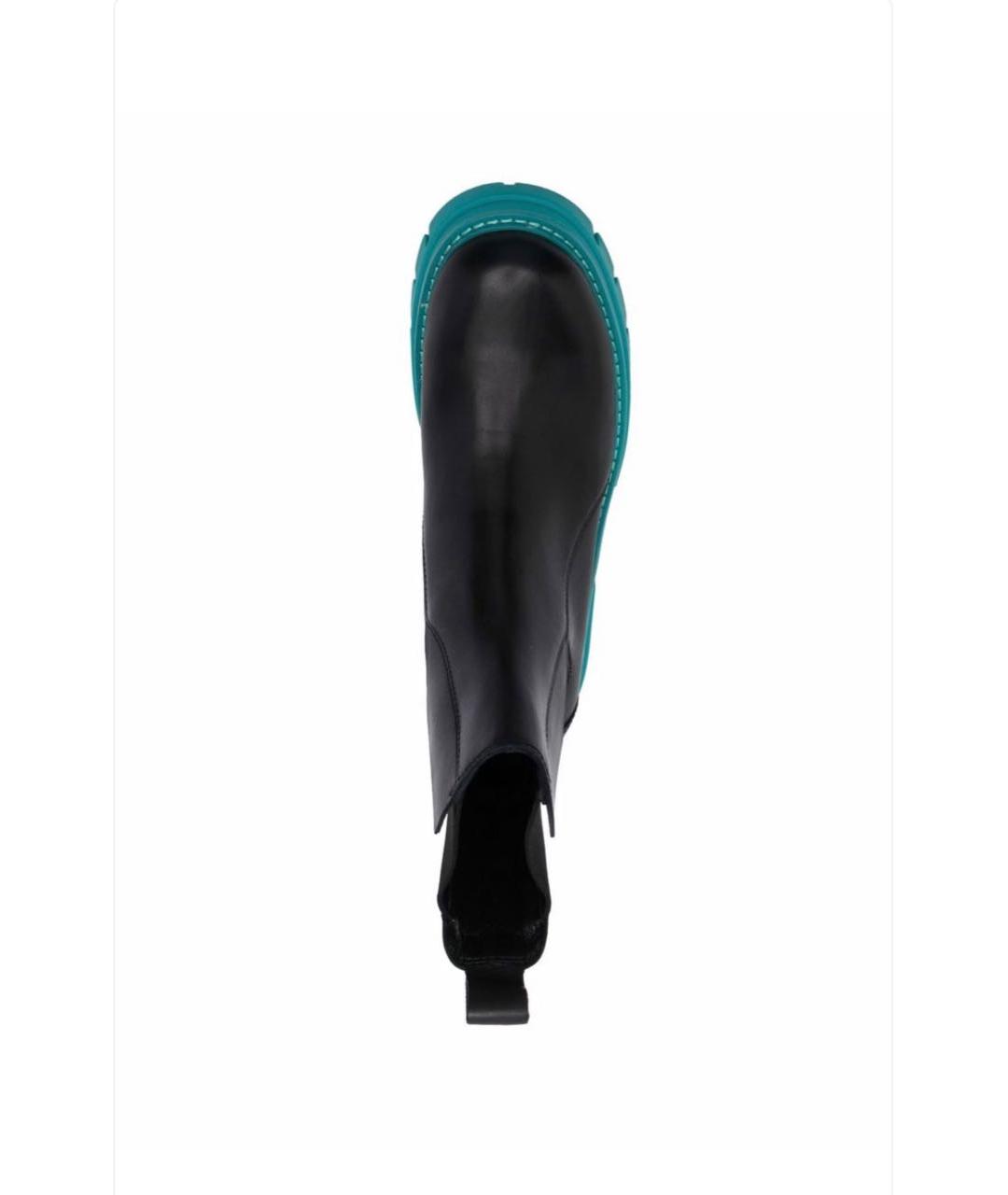 ASH Черные кожаные полусапоги, фото 3