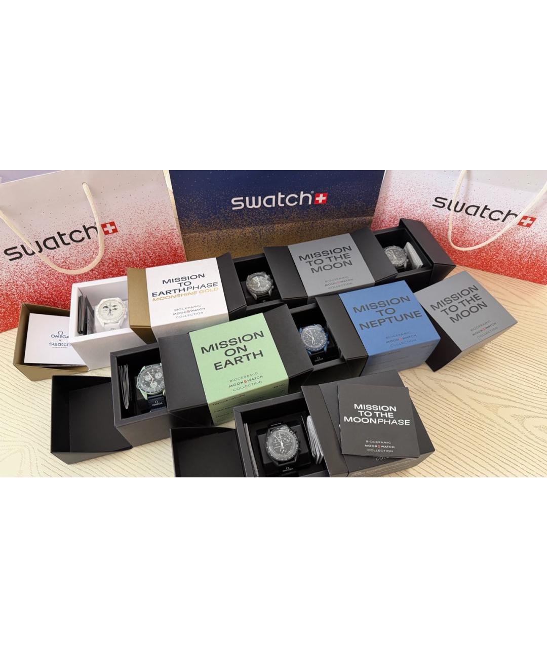 Swatch Белые керамические часы, фото 3