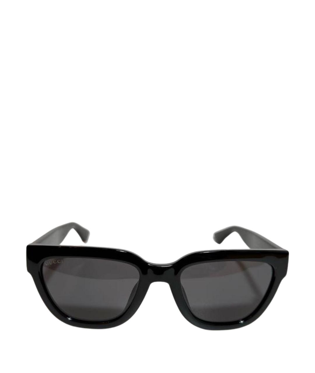GUCCI Черные пластиковые солнцезащитные очки, фото 1