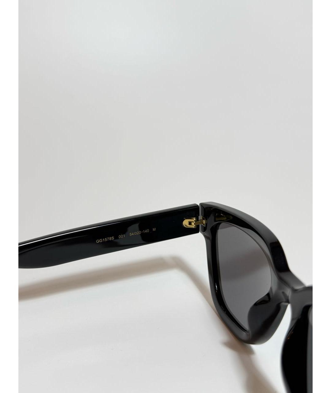 GUCCI Черные пластиковые солнцезащитные очки, фото 3