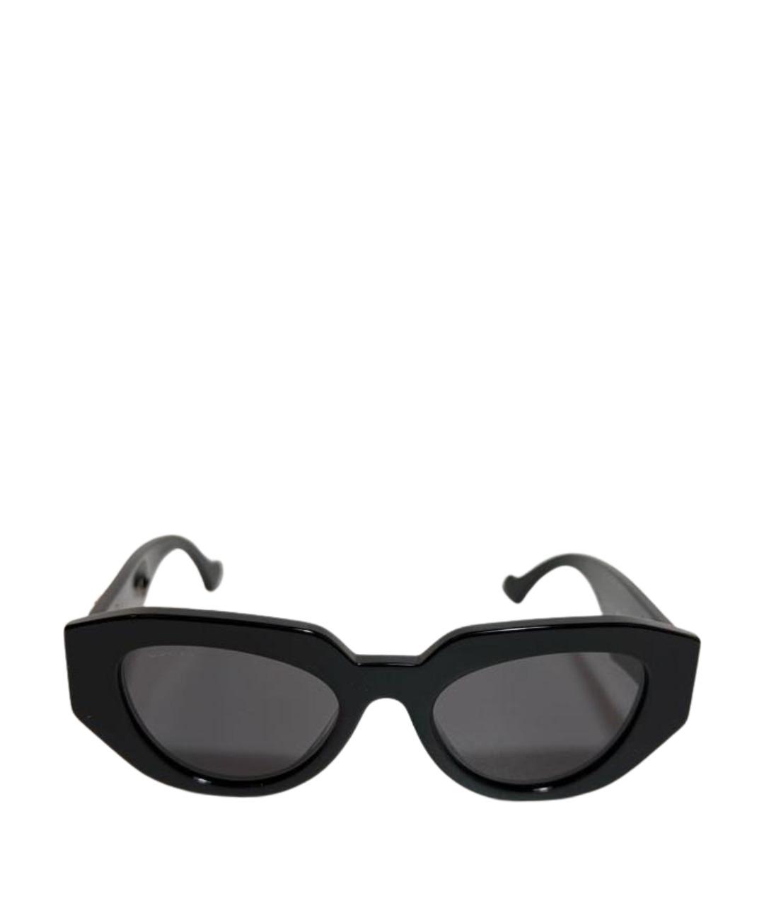 GUCCI Черные пластиковые солнцезащитные очки, фото 1