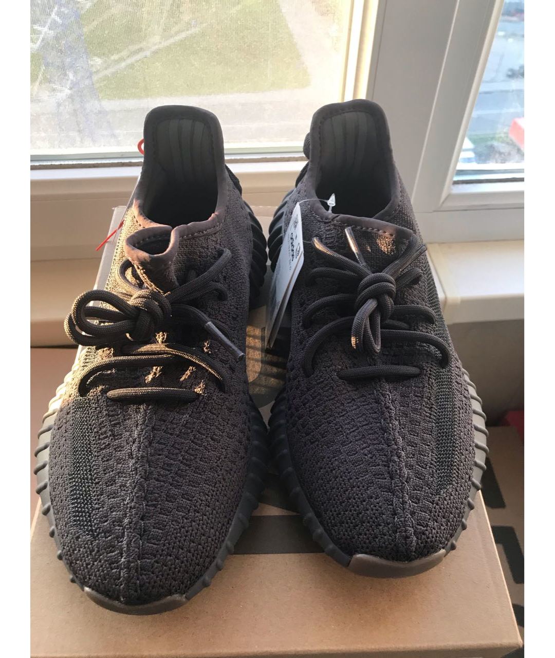 ADIDAS YEEZY Черные кроссовки, фото 2